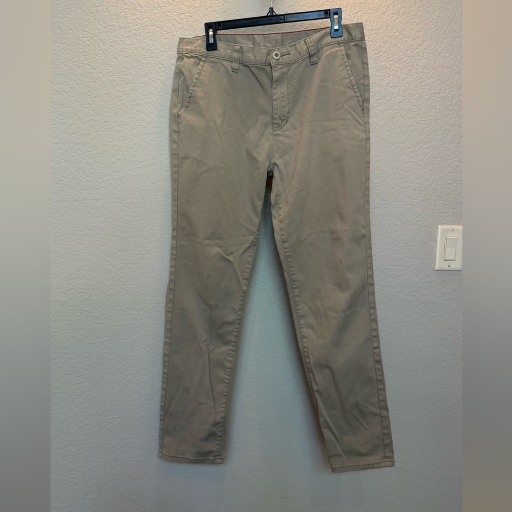 Active USA Tan Chinos Classic Straight-Leg